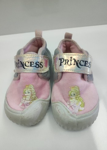Pembe Baskılı Kadın Panduf Velcro Bantlı