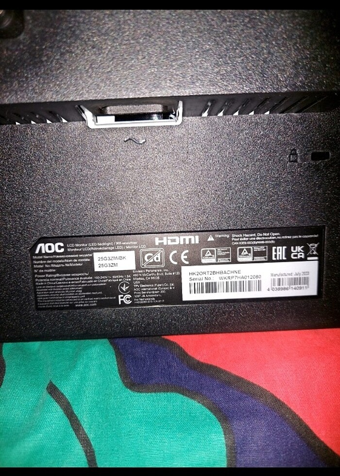 aoc monitör 240hz - Görsel 3