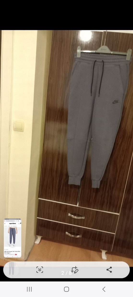 Kadın Gri Nike Eşofman Altı - Görsel 2