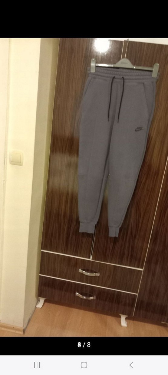 Kadın Gri Nike Eşofman Altı - Görsel 3