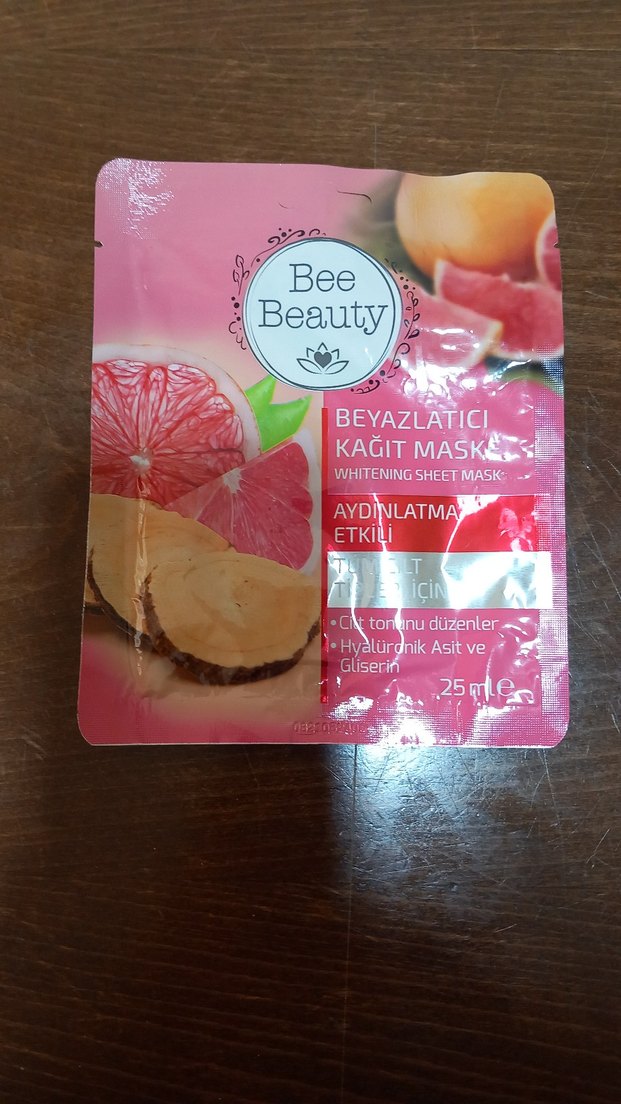 Bee Beauty Beyazlatıcı Kağıt Maske 25 ml - Görsel 2