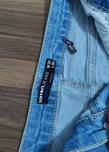 Erkek Mavi Normal Boy Dar Kesim Denim Pantolon - Görsel 3