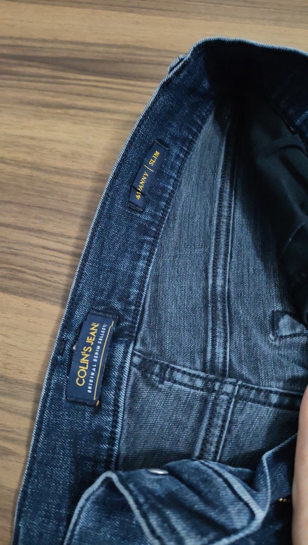 Erkek Gri Mavi Bol Kesim Midi Kot Pantolon - Görsel 4