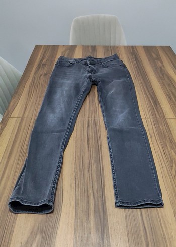 Gri Erkek Midi Kot Pantolon - Görsel 2