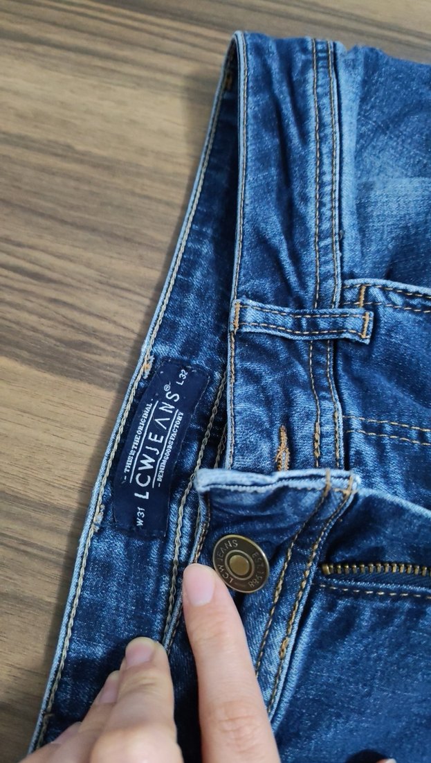 Mavi Denim Midi Boy Kot Pantolon - Görsel 3
