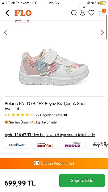 Flo Ayakkabı Kız çocuk ayakkabı
