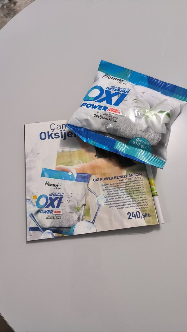 Oxi Power Çamaşır Tozu (BİTKİSEL) - Görsel 3