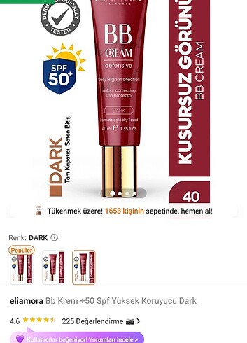 Eliamora bb krem +50 spf koruma - Görsel 2