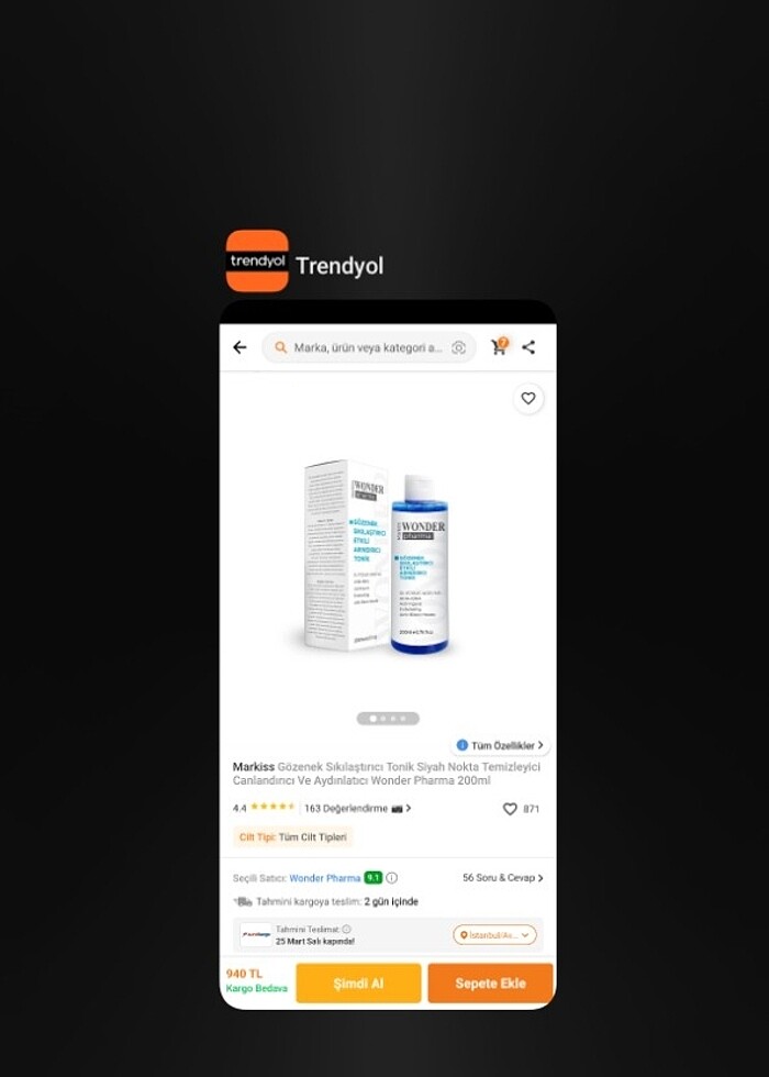 Gözenek sıkılaştırıcı arındırıcı tonik - Görsel 2