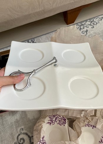 Beden beyaz Renk Diger Vintage Baskılı Kahvaltılık Seti