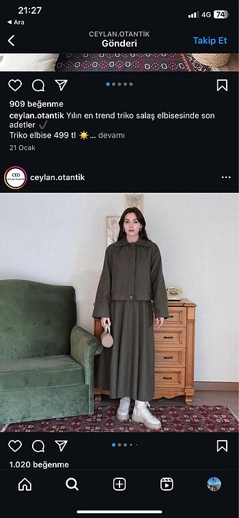 m Beden KAŞE ETEK TAKIMI CEYLANOTANTİK
