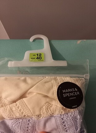 40 Beden MARKS AND SPENCER YENI CAMASIR TAKIMI