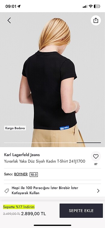 xs Beden Karl tişört