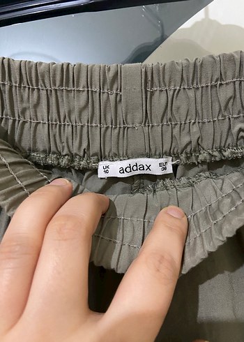 Kadın uzun etek haki renk - Görsel 3