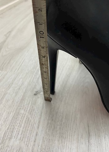 Siyah Stiletto Topuklu Kadın Ayakkabı - Görsel 2