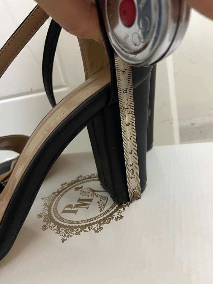 Bağcıklı topuklu ayakkabı - Görsel 3