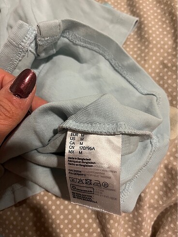 m Beden h&m bebek mavisi crop