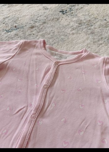 HelloBaby Pembe Bebek Kız Tulum ve Şapka Seti