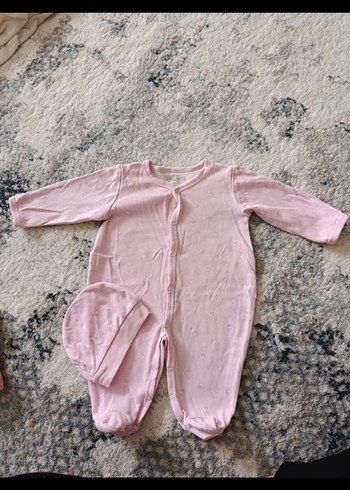 Pembe Bebek Kız Tulum ve Şapka Seti