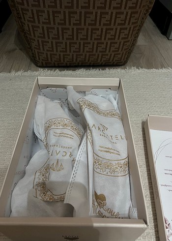 Diğer Bej saten Stiletto Topuklu Kadın Ayakkabı