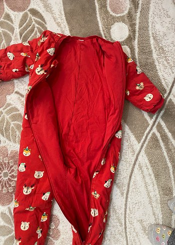 LC Waikiki Çocuk Kırmızı Baskılı Fermuarlı Pijama