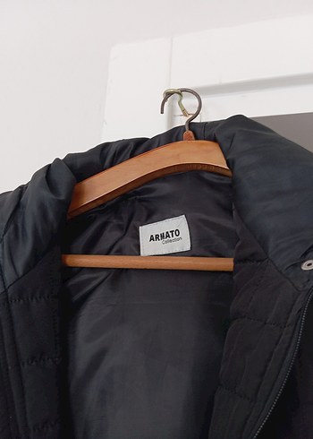 Fermuarlı Siyah Midi Kadın Yelek - Görsel 4