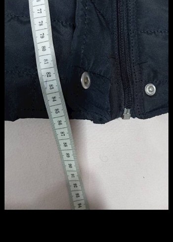 Fermuarlı Siyah Midi Kadın Yelek - Görsel 6