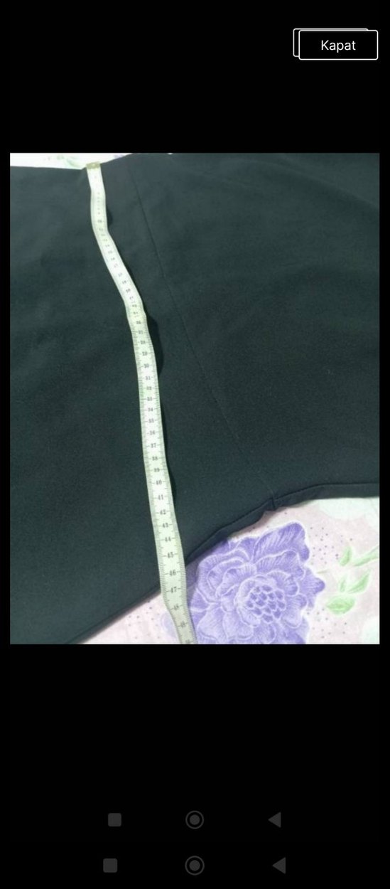 Siyah Uzun Drapeli Kadın Elbise - Görsel 5