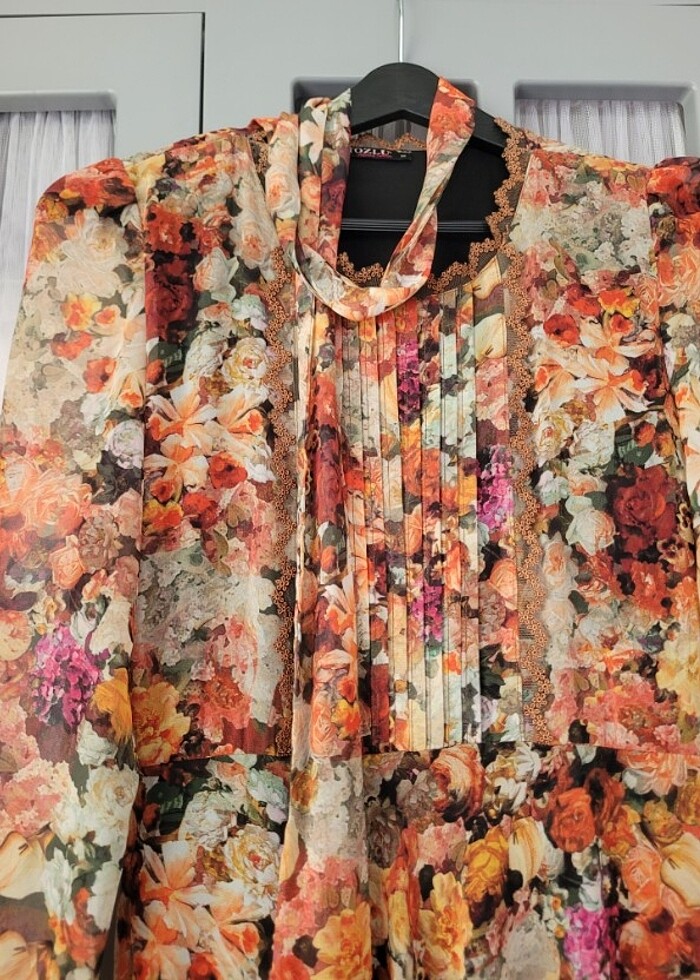 Çiçekli yazlık elbise - Görsel 3