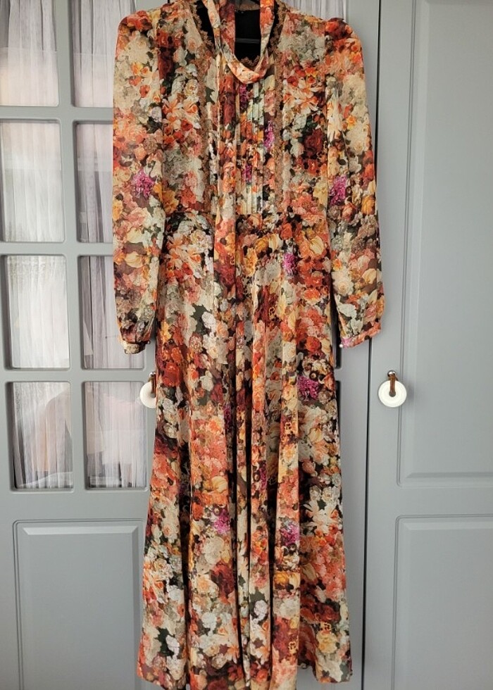 Çiçekli yazlık elbise - Görsel 4