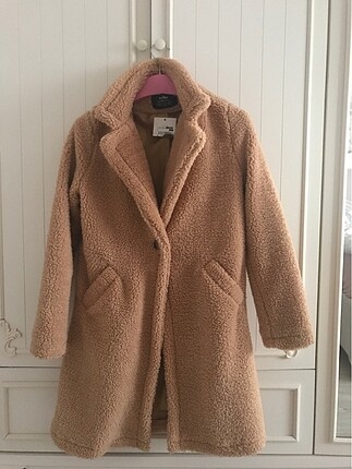 Peluş kaban mont teddy
