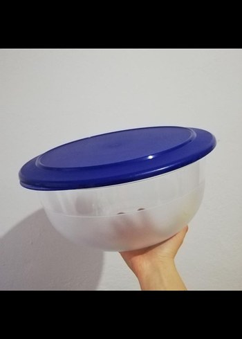 Beden Tupperware kristalin 6 lt mavi kapak