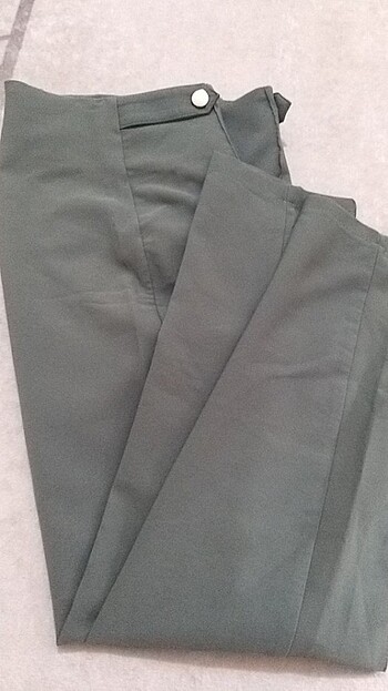 34 Beden yeşil Renk Kumaş pantolon
