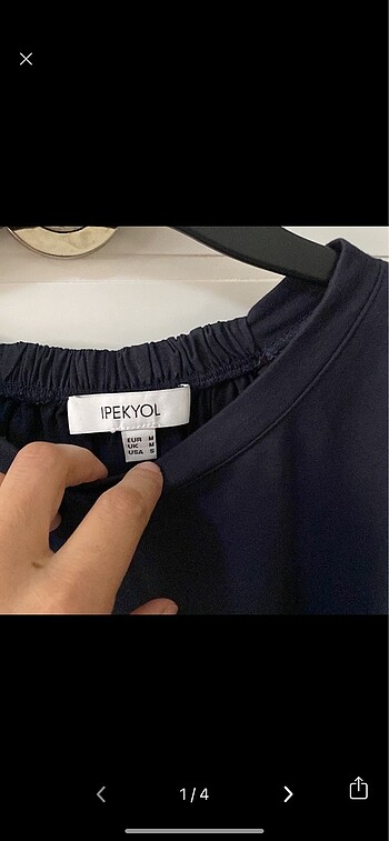 l Beden siyah Renk İpekyol oversize tişört