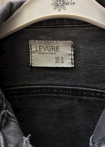 Gri Düğmeli Kadın Denim Ceket - Görsel 3