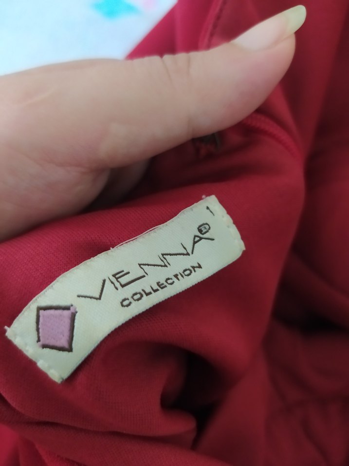 Kırmızı Straplez Uzun Abiye Elbise - Görsel 3