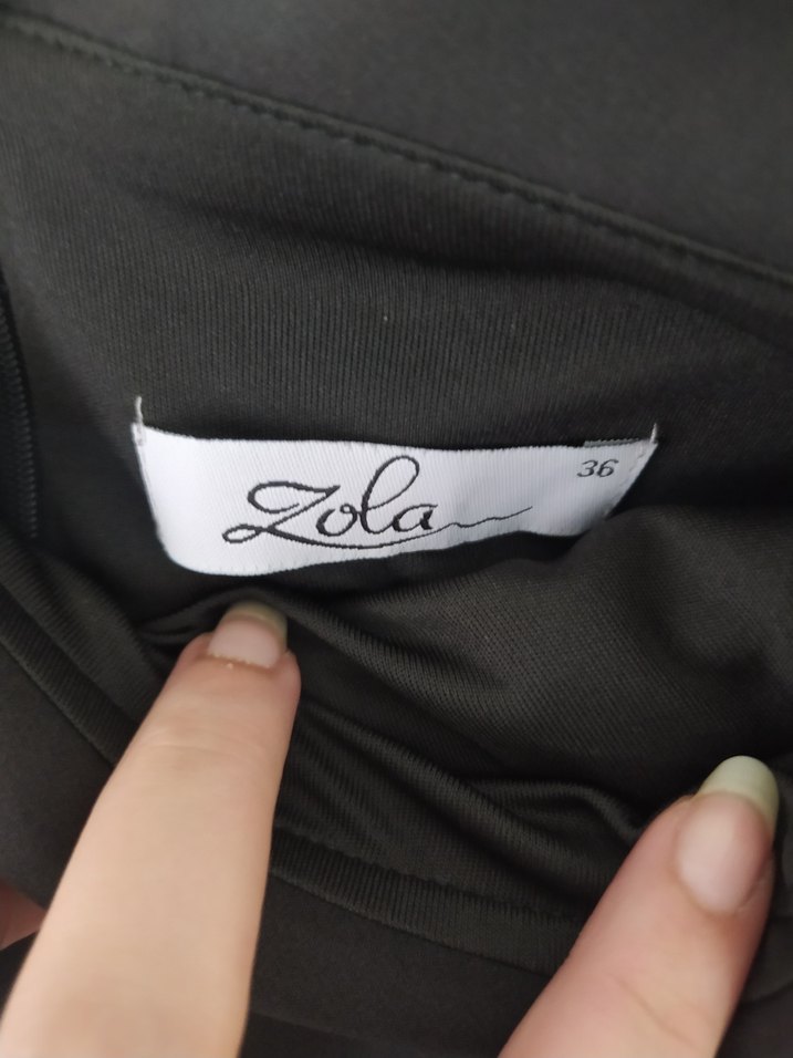 Uzun Siyah Straplez Gotik Abiye Elbise - Görsel 3