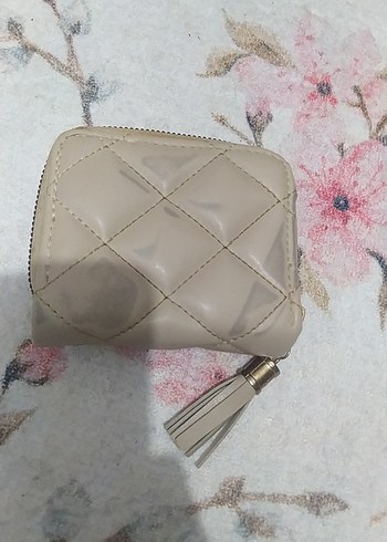 Bej Deri Bohem Kadın Cüzdanı Püsküllü - Görsel 5