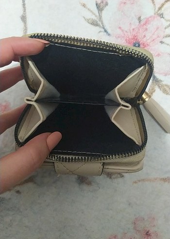 Bej Deri Bohem Kadın Cüzdanı Püsküllü - Görsel 4