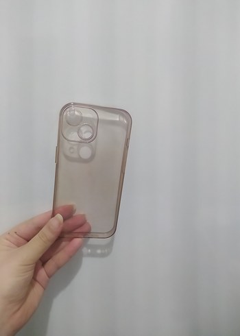 Şeffaf Bej Telefon Kılıfı - Görsel 3