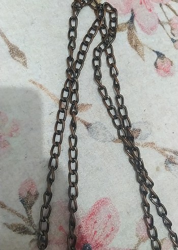 Zincir Detaylı Siyah Deri Kadın Çanta - Görsel 2