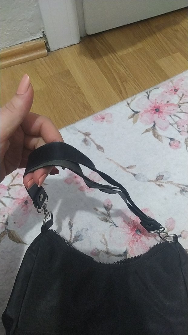 Siyah Minimalist Kadın Çanta - Görsel 3