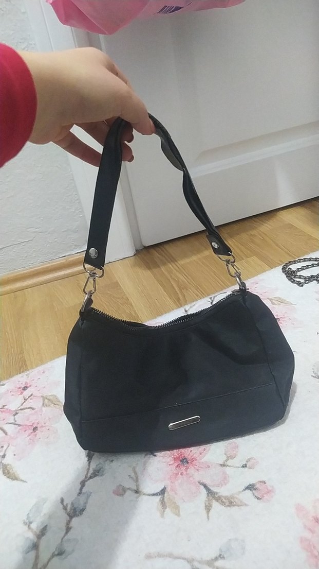 Siyah Minimalist Kadın Çanta - Görsel 2