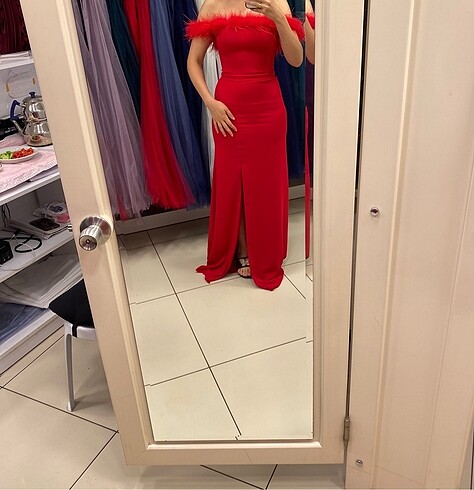 Kırmızı Kına abiyesi - Görsel 5