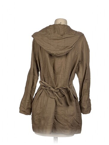 42 Beden Koton Trenchcoat %70 İndirimli.
