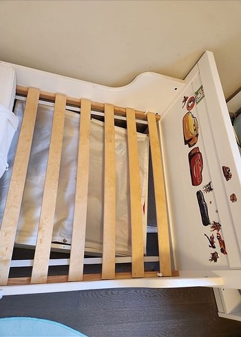 Beden IKEA Luröy Masif Ahşap Yatak Latasi 80x200