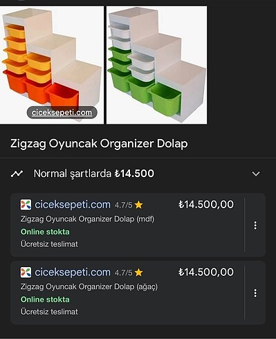 Çocuk organizer Dolap - Görsel 6