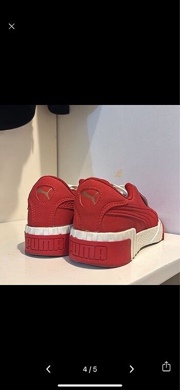 36 Beden kırmızı Renk Puma Kırmızı Kadın Spor Ayakkabı