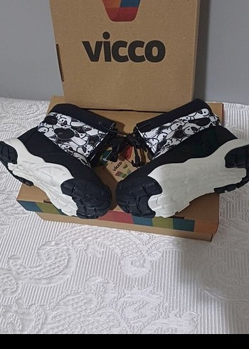 Vicco Vicco Erkek Çocuk Beyaz Baskılı Kauçuk Bot