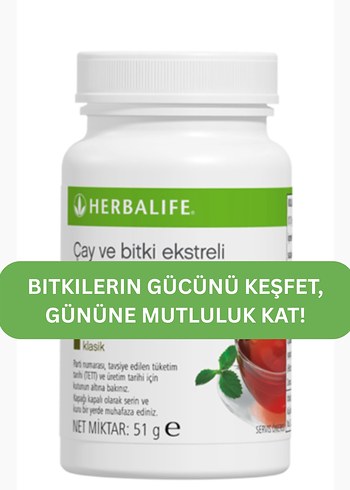 Herbalife Bitki Ekstreli Çay 51g